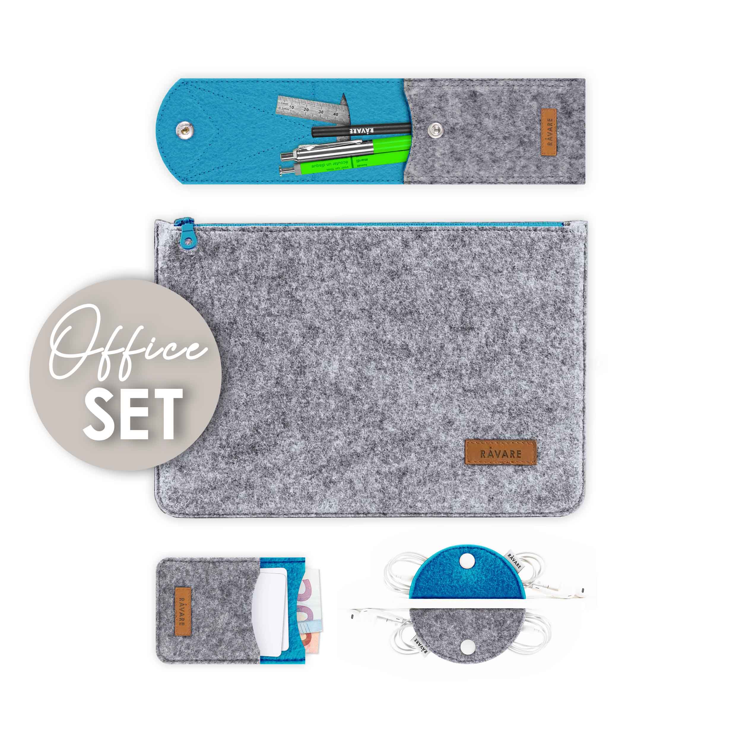 Produktset OFFICE hellgrau-hellblau – Bild 1